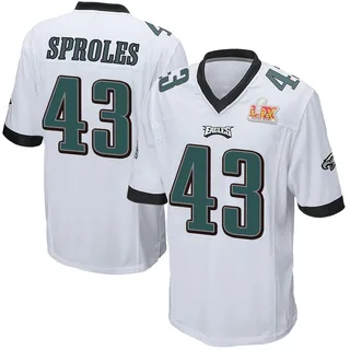 Darren Sproles Philadelphia Eagles Men's Game Super Bowl LIX Nike Jersey - White