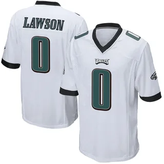 Deontae Lawson Philadelphia Eagles Men's Game Nike Jersey - White