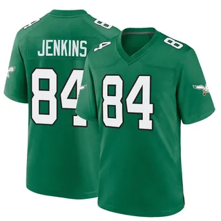 E.J. Jenkins Philadelphia Eagles Men's Game Kelly Alternate Nike Jersey - Green
