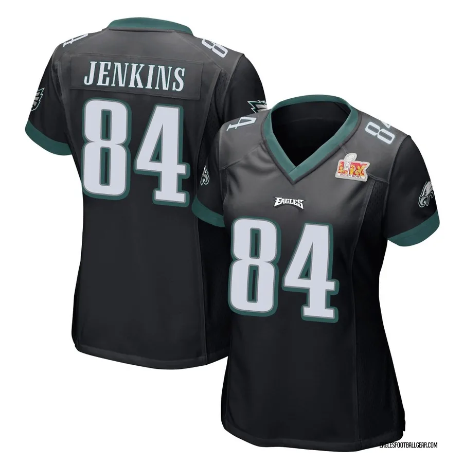 E.J. Jenkins Philadelphia Eagles Women's Game Alternate Super Bowl LIX Nike Jersey - Black