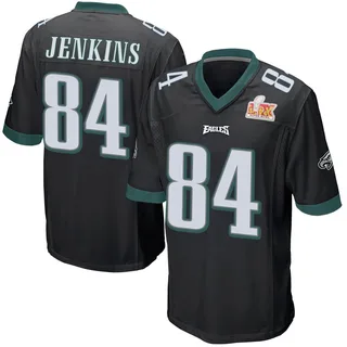 E.J. Jenkins Philadelphia Eagles Youth Game Alternate Super Bowl LIX Nike Jersey - Black