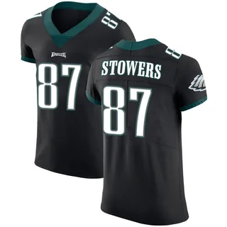 Eli Stowers Philadelphia Eagles Men's Elite Alternate Vapor Untouchable Nike Jersey - Black