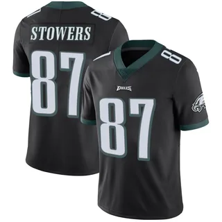 Eli Stowers Philadelphia Eagles Men's Limited Alternate Vapor Untouchable Nike Jersey - Black
