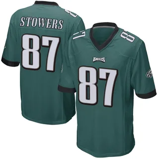 Eli Stowers Philadelphia Eagles Youth Game Team Color Nike Jersey - Green