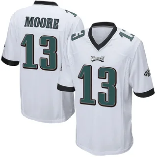 Elijah Moore Philadelphia Eagles Youth Game Nike Jersey - White