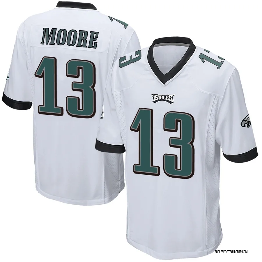 Elijah Moore Philadelphia Eagles Youth Game Nike Jersey - White
