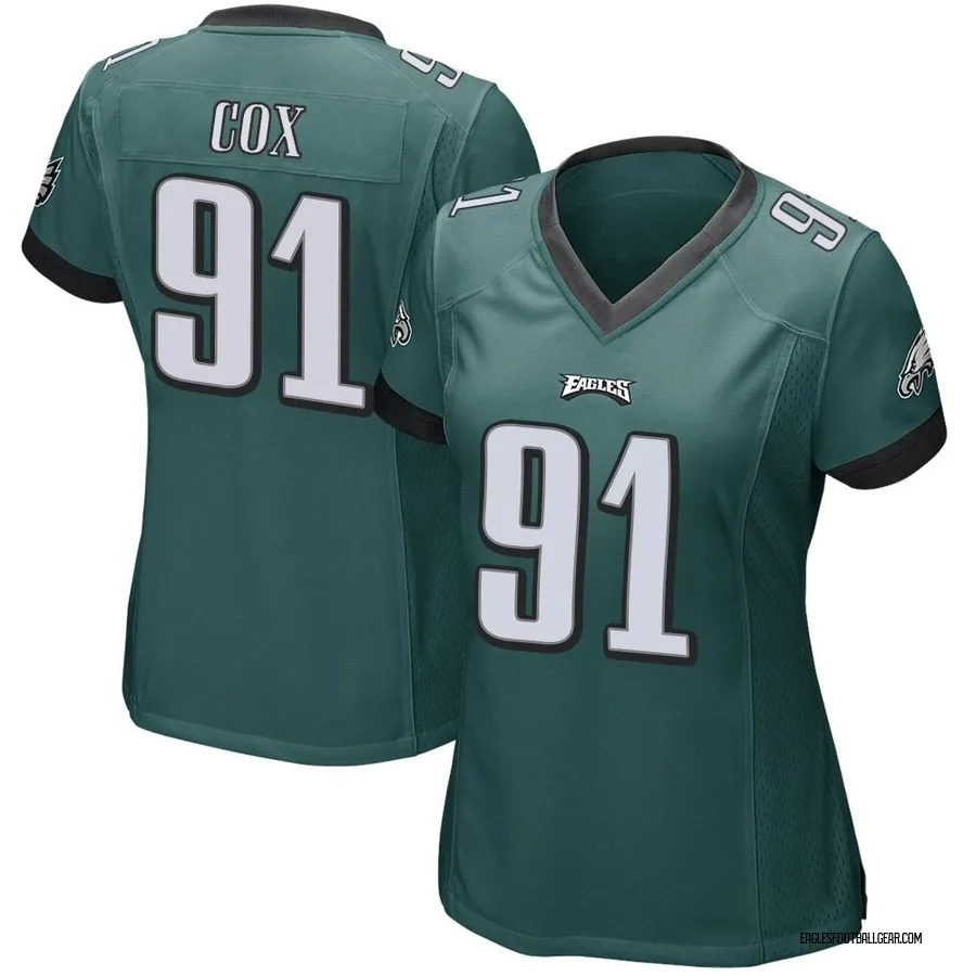 Fletcher Cox Philadelphia Eagles Women's Game Team Color Nike Jersey