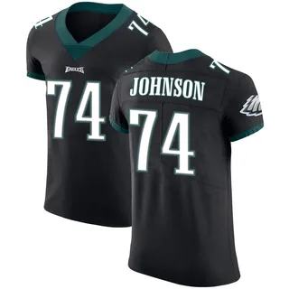 Fred Johnson Philadelphia Eagles Men's Elite Alternate Vapor Untouchable Jersey - Black