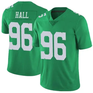 Gabe Hall Philadelphia Eagles Men's Limited Vapor Untouchable Nike Jersey - Green