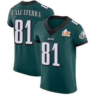 Grant Calcaterra Philadelphia Eagles Men's Elite Midnight Team Color Vapor Untouchable Super Bowl LIX Nike Jersey - Green