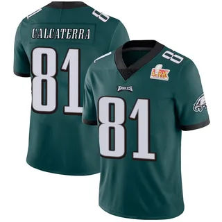 Grant Calcaterra Philadelphia Eagles Men's Limited Midnight Team Color Vapor Untouchable Super Bowl LIX Nike Jersey - Green