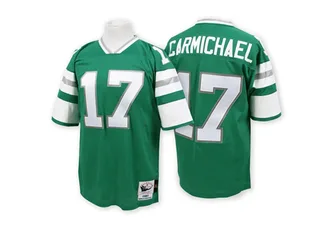 Harold Carmichael Philadelphia Eagles Men's Authentic Throwback Mitchell and Ness Jersey - Green