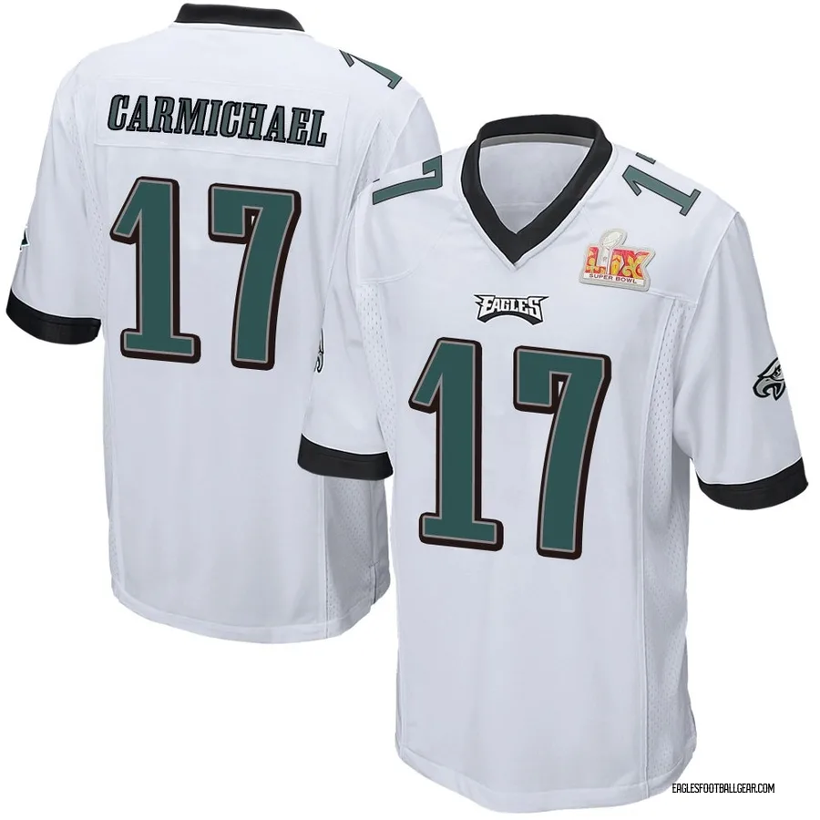 Harold Carmichael Philadelphia Eagles Youth Game Super Bowl LIX Nike Jersey - White