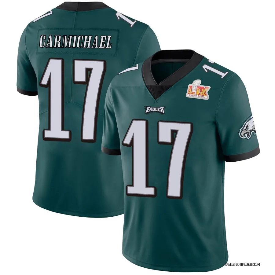 Harold Carmichael Philadelphia Eagles Youth Limited Midnight Team Color Vapor Untouchable Super Bowl LIX Nike Jersey - Green
