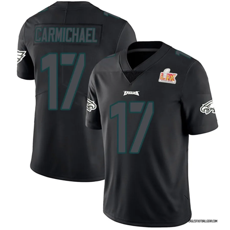 Harold Carmichael Philadelphia Eagles Youth Limited Super Bowl LIX Nike Jersey - Black Impact