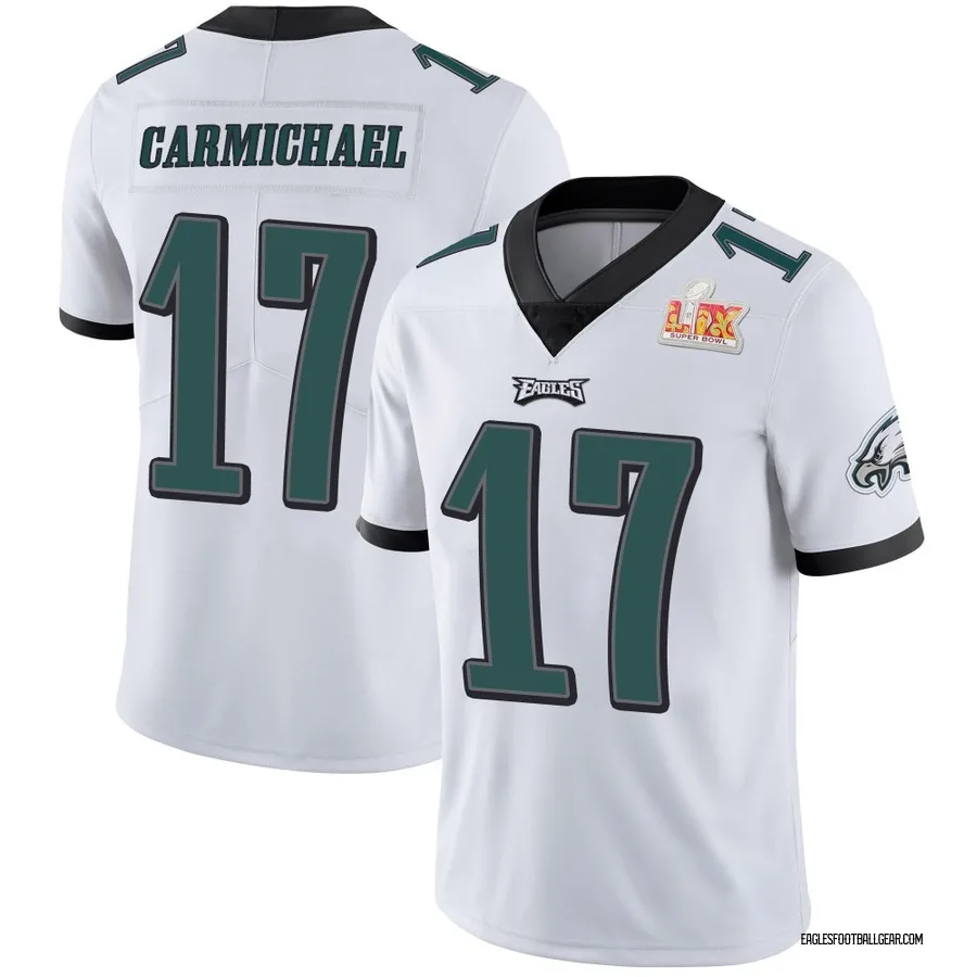 Harold Carmichael Philadelphia Eagles Youth Limited Vapor Untouchable Super Bowl LIX Nike Jersey - White