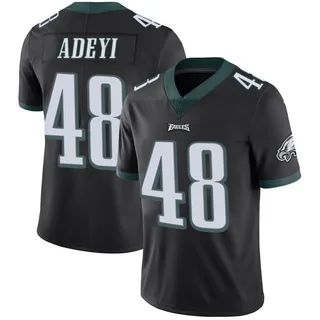 Ife Adeyi Philadelphia Eagles Men's Limited Alternate Vapor Untouchable Nike Jersey - Black