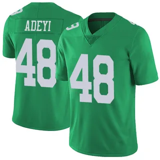 Ife Adeyi Philadelphia Eagles Men's Limited Vapor Untouchable Nike Jersey - Green