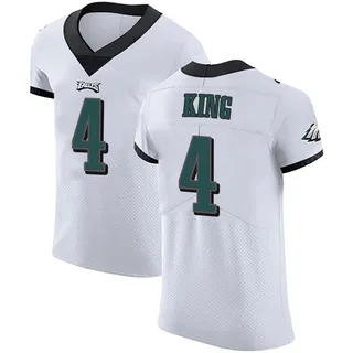 Isiah King Philadelphia Eagles Men's Elite Vapor Untouchable Nike Jersey - White