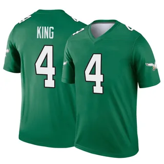 Isiah King Philadelphia Eagles Men's Legend Kelly Alternate Nike Jersey - Green