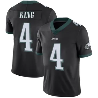 Isiah King Philadelphia Eagles Men's Limited Alternate Vapor Untouchable Nike Jersey - Black