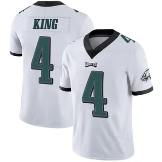 Isiah King Philadelphia Eagles Men's Limited Vapor Untouchable Nike Jersey - White