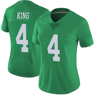 Isiah King Philadelphia Eagles Women's Limited Vapor Untouchable Nike Jersey - Green