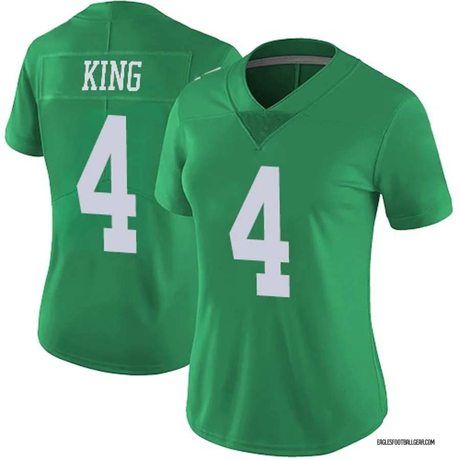 Isiah King Philadelphia Eagles Women's Limited Vapor Untouchable Nike Jersey - Green