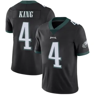 Isiah King Philadelphia Eagles Youth Limited Alternate Vapor Untouchable Nike Jersey - Black