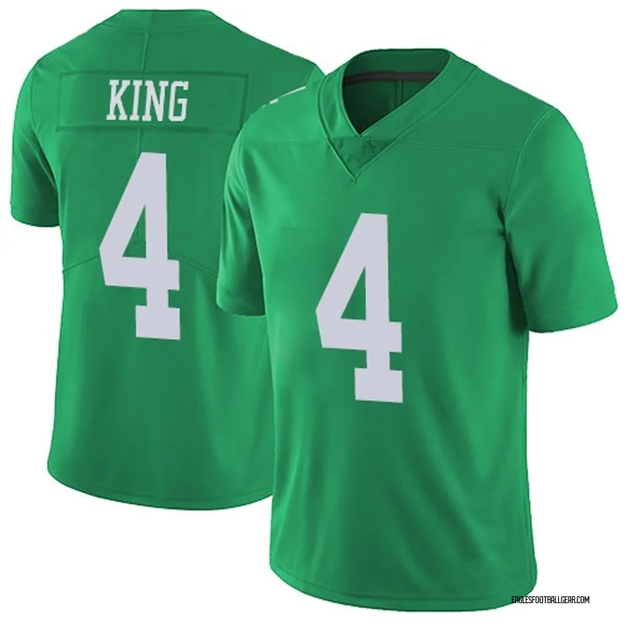 Isiah King Philadelphia Eagles Youth Limited Vapor Untouchable Nike Jersey - Green
