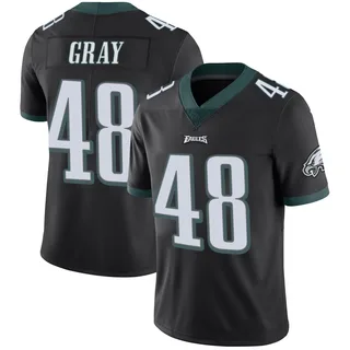 J.T. Gray Philadelphia Eagles Men's Limited Alternate Vapor Untouchable Nike Jersey - Black