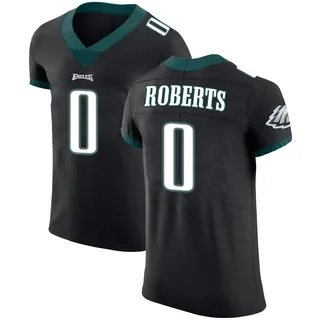Jaeden Roberts Philadelphia Eagles Men's Elite Alternate Vapor Untouchable Nike Jersey - Black