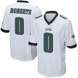 Jaeden Roberts Philadelphia Eagles Youth Game Nike Jersey - White