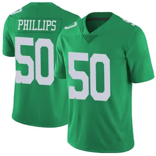 Jaelan Phillips Philadelphia Eagles Men's Limited Vapor Untouchable Nike Jersey - Green
