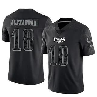 Jaire Alexander Philadelphia Eagles Men's Limited Reflective Nike Jersey - Black