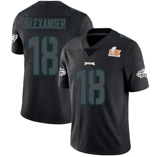 Jaire Alexander Philadelphia Eagles Men's Limited Super Bowl LIX Nike Jersey - Black Impact