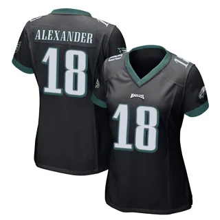 Jaire Alexander Philadelphia Eagles Women's Game Alternate Nike Jersey - Black