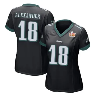 Jaire Alexander Philadelphia Eagles Women's Game Alternate Super Bowl LIX Nike Jersey - Black