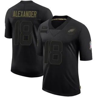 Jaire Alexander Philadelphia Eagles Youth Limited 2020 Salute To Service Nike Jersey - Black