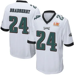 James Bradberry IV Philadelphia Eagles Youth Game Super Bowl LIX Nike Jersey - White