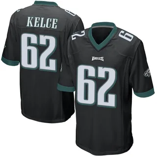 Jason Kelce Philadelphia Eagles Men's Game Alternate Nike Jersey - Black