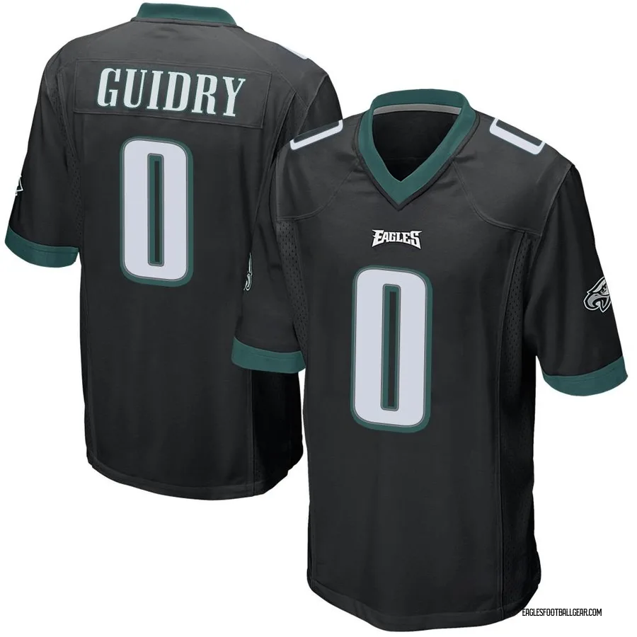 Javelin Guidry Philadelphia Eagles Men's Game Alternate Nike Jersey Black