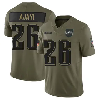 Jay Ajayi Philadelphia Eagles Youth Limited 2025 Salute to Service Nike Jersey - Olive