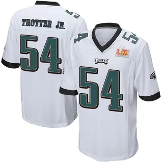 Jeremiah Trotter Jr. Philadelphia Eagles Youth Game Super Bowl LIX Nike Jersey - White