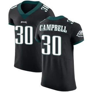 Jihaad Campbell Philadelphia Eagles Men's Elite Alternate Vapor Untouchable Nike Jersey - Black