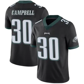 Jihaad Campbell Philadelphia Eagles Men's Limited Alternate Vapor Untouchable Nike Jersey - Black