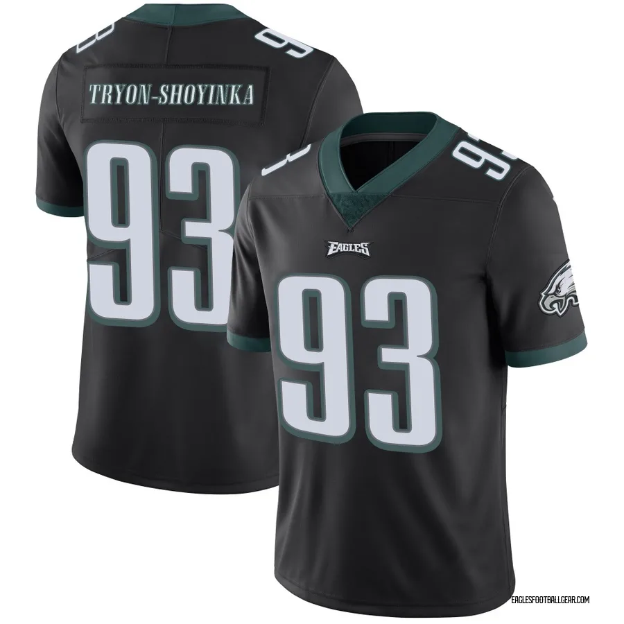 Joe Tryon-Shoyinka Philadelphia Eagles Men's Limited Alternate Vapor Untouchable Nike Jersey - Black