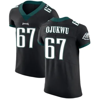 John Ojukwu Philadelphia Eagles Men's Elite Alternate Vapor Untouchable Nike Jersey - Black