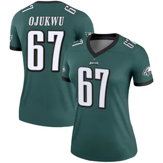 John Ojukwu Philadelphia Eagles Women's Legend Nike Jersey - Green