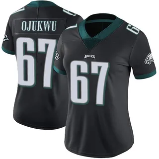 John Ojukwu Philadelphia Eagles Women's Limited Alternate Vapor Untouchable Nike Jersey - Black